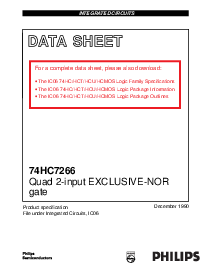 浏览型号74HC7266的Datasheet PDF文件第1页