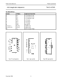 浏览型号74HC/HCT85的Datasheet PDF文件第3页