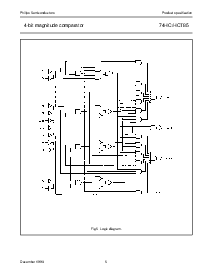 浏览型号74HC/HCT85的Datasheet PDF文件第5页