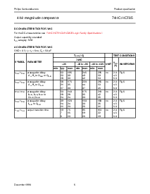 浏览型号74HC/HCT85的Datasheet PDF文件第6页