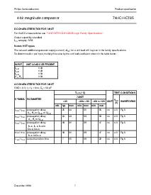 浏览型号74HC/HCT85的Datasheet PDF文件第7页