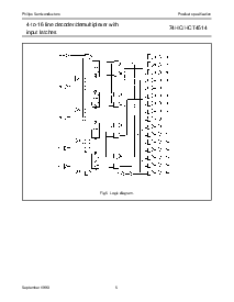浏览型号74HC/HCT4514的Datasheet PDF文件第5页
