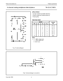 浏览型号74HC/HCT4051的Datasheet PDF文件第4页