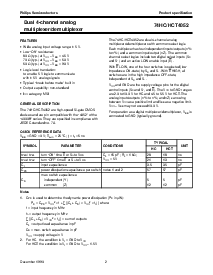 浏览型号74HC/HCT4052的Datasheet PDF文件第2页