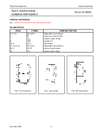 浏览型号74HC/HCT4052的Datasheet PDF文件第3页