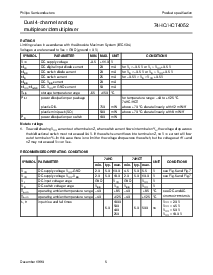 浏览型号74HC/HCT4052的Datasheet PDF文件第5页