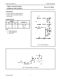 浏览型号74HC/HCT4053的Datasheet PDF文件第4页