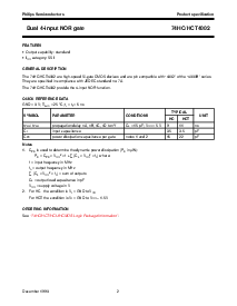 浏览型号74HC/HCT4002的Datasheet PDF文件第2页