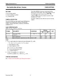 浏览型号74HC/HCT365的Datasheet PDF文件第2页