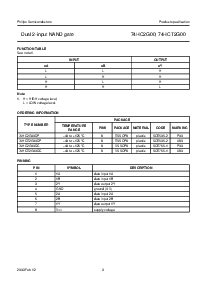 浏览型号74HCT2G00的Datasheet PDF文件第3页