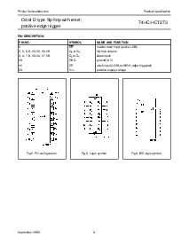 浏览型号74HC/HCT273的Datasheet PDF文件第3页