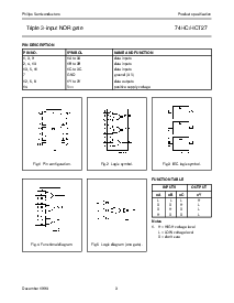 浏览型号74HC/HCT27的Datasheet PDF文件第3页