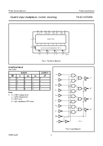 浏览型号74HC/HCT258的Datasheet PDF文件第4页