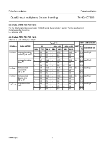 浏览型号74HC/HCT258的Datasheet PDF文件第5页
