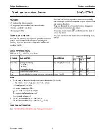 浏览型号74HC/HCT243的Datasheet PDF文件第2页