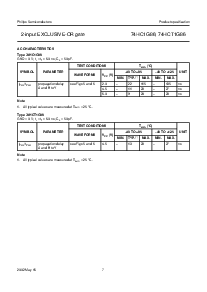 浏览型号74HCT1G86的Datasheet PDF文件第7页