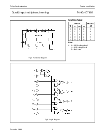 浏览型号74HC/HCT158的Datasheet PDF文件第4页