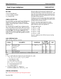 浏览型号74HC/HCT157的Datasheet PDF文件第2页
