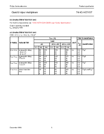 浏览型号74HC/HCT157的Datasheet PDF文件第5页