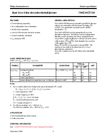 浏览型号74HC/HCT139的Datasheet PDF文件第2页