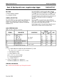浏览型号74HC/HCT107的Datasheet PDF文件第2页