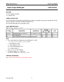 浏览型号74HC/HCT00的Datasheet PDF文件第2页