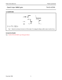 浏览型号74HC/HCT00的Datasheet PDF文件第5页