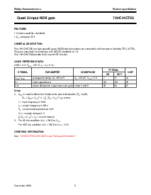 浏览型号74HC/HCT02的Datasheet PDF文件第2页
