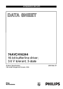浏览型号74AVCH16244的Datasheet PDF文件第1页