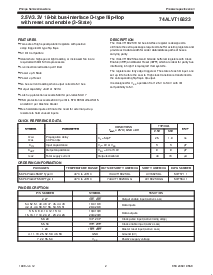 浏览型号74ALVT16823的Datasheet PDF文件第2页