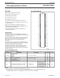 浏览型号74ALVCHT16835的Datasheet PDF文件第2页