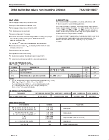 浏览型号74ALVCH16827的Datasheet PDF文件第2页