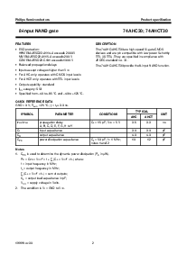 浏览型号74AHCT30的Datasheet PDF文件第2页