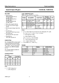 浏览型号74AHC32的Datasheet PDF文件第2页