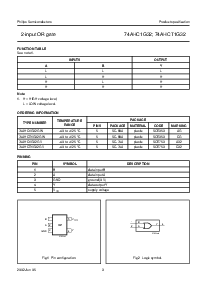 浏览型号74AHC1G32的Datasheet PDF文件第3页