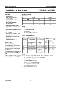 浏览型号74AHC244的Datasheet PDF文件第2页