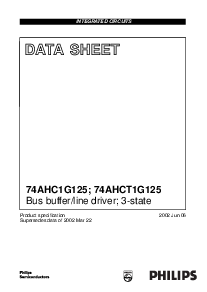浏览型号74AHC1G125的Datasheet PDF文件第1页