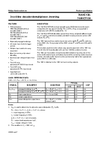 浏览型号74AHCT138的Datasheet PDF文件第2页