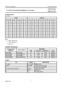浏览型号74AHCT138的Datasheet PDF文件第3页