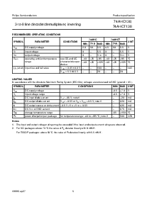 浏览型号74AHCT138的Datasheet PDF文件第5页