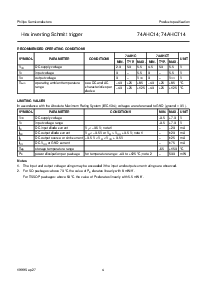 浏览型号74AHCT14的Datasheet PDF文件第4页