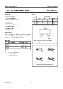 浏览型号BAT54 series的Datasheet PDF文件第2页