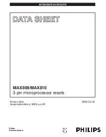 浏览型号MAX809的Datasheet PDF文件第1页