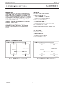 浏览型号MAX809的Datasheet PDF文件第2页
