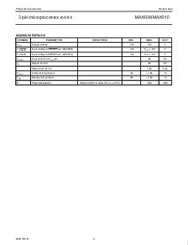 浏览型号MAX809的Datasheet PDF文件第4页