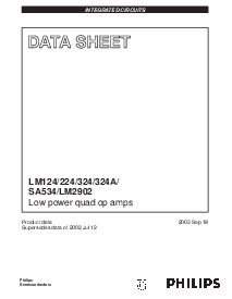浏览型号LM124的Datasheet PDF文件第1页