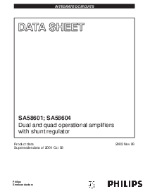 浏览型号SA58601的Datasheet PDF文件第1页