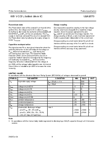 浏览型号UBA2070的Datasheet PDF文件第9页