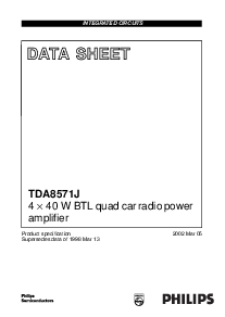浏览型号TDA8571J的Datasheet PDF文件第1页