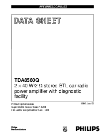 浏览型号TDA8560Q的Datasheet PDF文件第1页